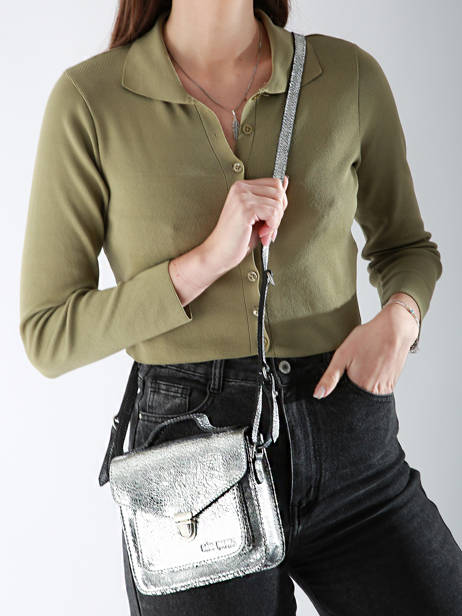 Cross Body Tas Melle George Xs Miroir Paul marius Zilver miroir GEORXMIR ander zicht 1